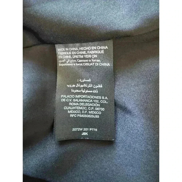 Women's Bebe Black Flowy Ballerina Skirt Size Small Zipper Back Elastic Wasit - Picture 4 of 5